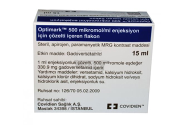 OPTIMARK 500 MIKROMOL/ML ENJ. ICIN COZ. ICEREN FLAKON 15 ML